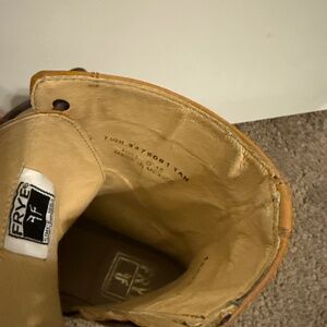 Frye Melissa Short Boots-Tan